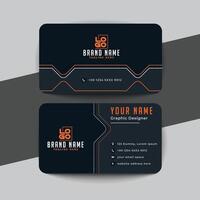 Modern Business Card - Creative and Clean Business Card Template. vector