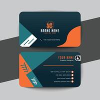 Modern Business Card - Creative and Clean Business Card Template. vector