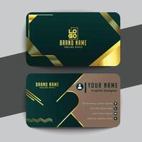 Modern Business Card - Creative and Clean Business Card Template. vector