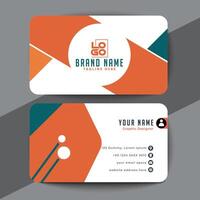 Modern Business Card - Creative and Clean Business Card Template. vector