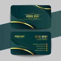Modern Business Card - Creative and Clean Business Card Template. vector