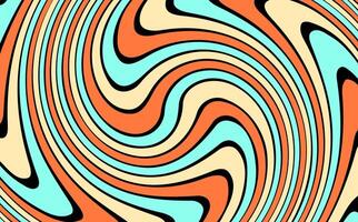 abstract colorful swirl wavy background design vector