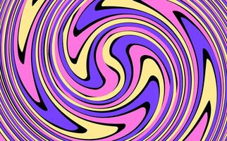abstract colorful swirl wavy background design vector