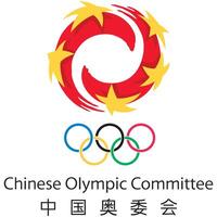 chino olímpico comité chino personaje sentido logo vector