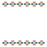 indigenous native frame design vector