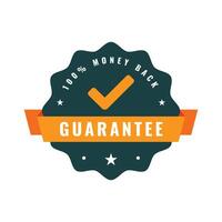 Guarantee Badge Design Element Collection vector