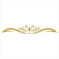 Border Ornament Design Element Gold vector
