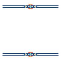 indigenous native frame design vector