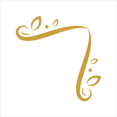 Border Ornament Design Element Gold