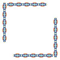 indigenous native frame design vector