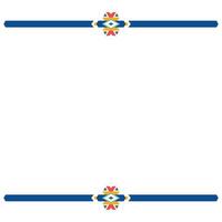 indigenous native frame design vector