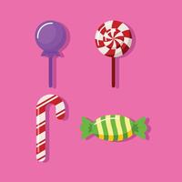 Candy Element Design Collection vector