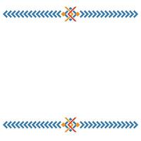 indigenous native frame design vector