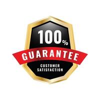 Guarantee Badge Design Element Collection vector