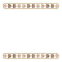 indigenous native frame design vector