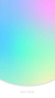 Colorful gradient vertical background. Fluid banner template illustration. Abstract background. vector