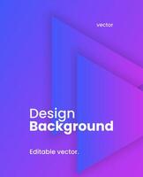 Simple colorful gradient background. Social media template illustration. vector