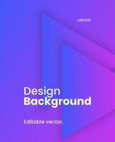 Simple colorful gradient background. Social media template illustration. vector