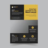 Business Flyer or Poster Design Template. vector