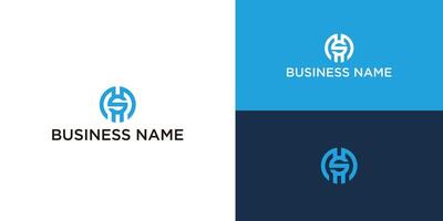 Stylish MS Initials Logo vector