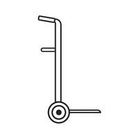 hand truck design vector