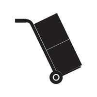 hand truck design vector