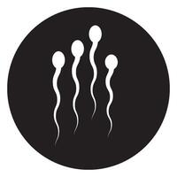 Sperm icon design vector