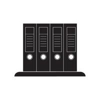 Folder files icon vector