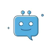 AI Chatbot Virtual Assistants Chatbot Technology Virtual Agents Icon Design vector