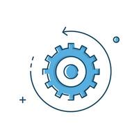 Material Creation Reverse Engineering and Reverse Engineering Material Synthesis Icon Design vector