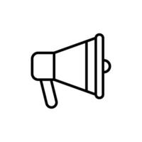 Megaphone icon design templates simple and modern vector