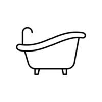 bañera icono diseño plantillas sencillo y moderno concepto vector