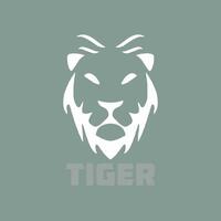 tiger line art design vector
