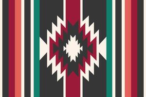 Colorful southwestern stripes pattern. Southwestern geometric stripes seamless pattern. Ethnic southwest geometric pattern use for blankets, cushion, carpet, rugs, wallpaper, upholstery, etc. vector