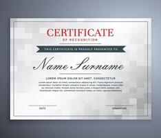 luxury certificate design for multipurpose I Multi color elegant certificate of achievement template vector