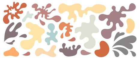 Abstract Colorful Organic Shape Pattern vector