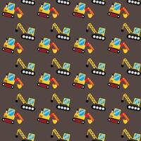 cute crane pattern cartoon design vector