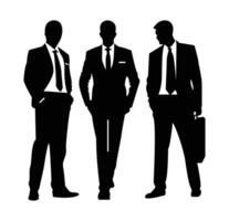 man suit bussiness vector