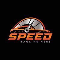 speed car logo design vector