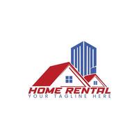 home rental logo vector