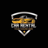 Car rental logo vector