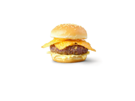 control deslizante con patata papas fritas mini hamburguesa con crujiente patata papas fritas queso Cheddar queso y alioli png