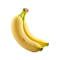 Banana isolato su trasparente sfondo png