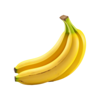 Banana isolated on transparent background png