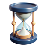 reloj de arena Temporizador 3d ilustración png