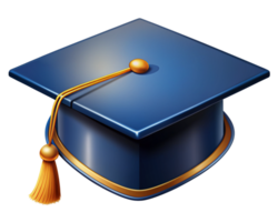 Graduation Hat 3d Concept png