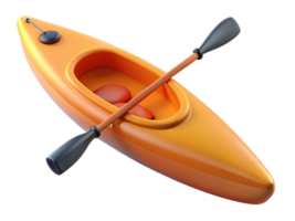 kayak bateau 3d concept png