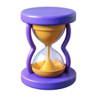 reloj de arena Temporizador 3d png