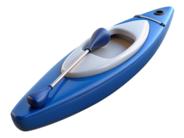 kayak barca 3d rendere png