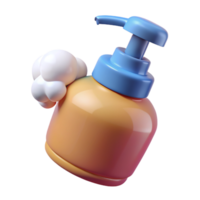 Pump Soap Dispenser 3d Illustration png